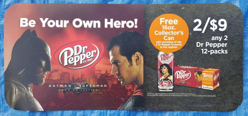 Dr. Pepper Batman poster