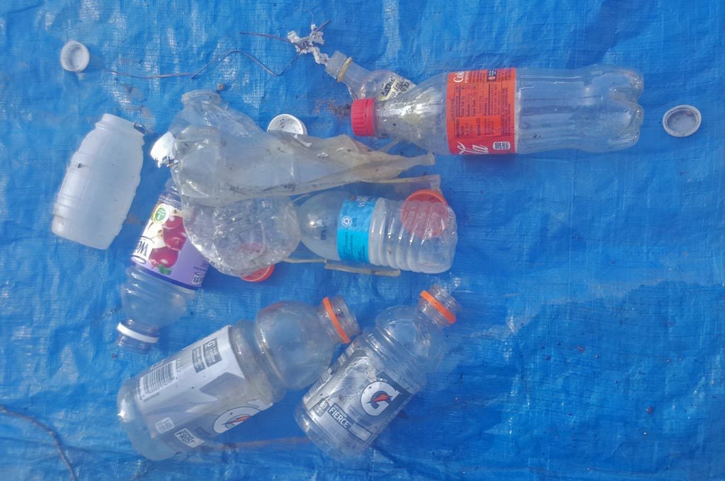 Plastic drink bottles, Augusta, Georgia, Litter