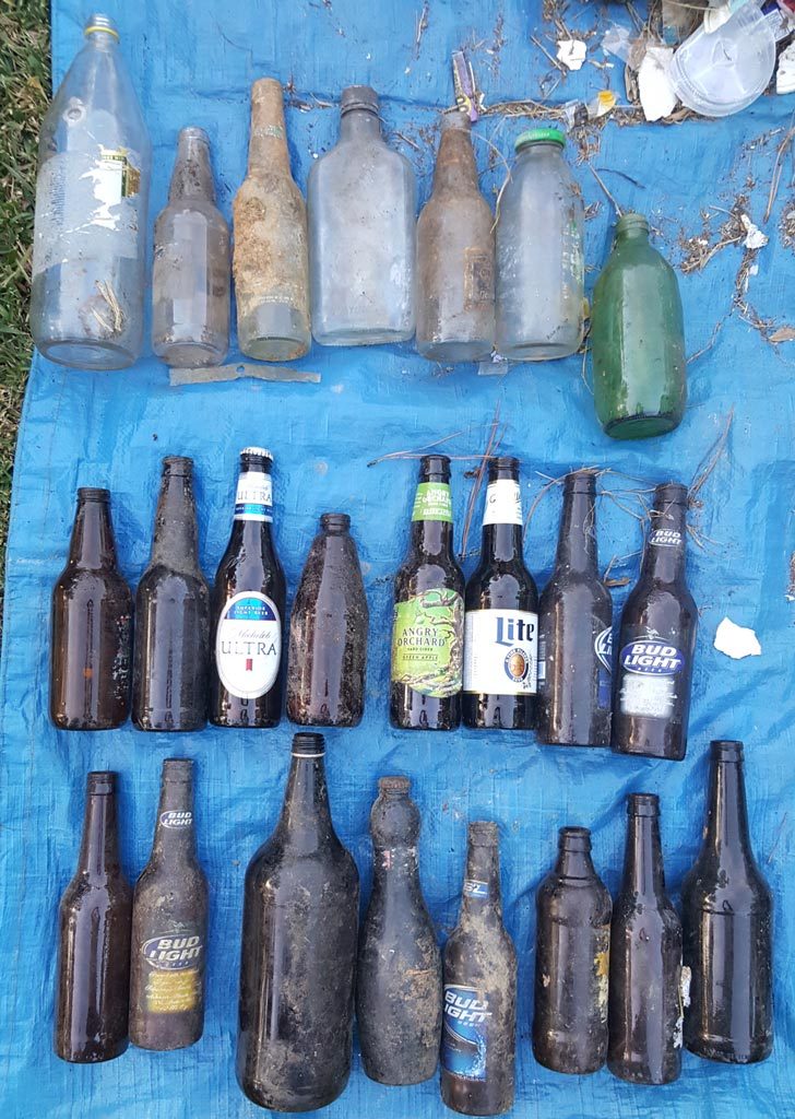 Beer bottles, Litter, Augusta, Georgia