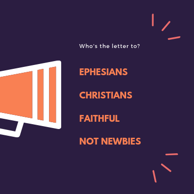 Recipients: Ephesians, Christians, Faithful, Not newbies